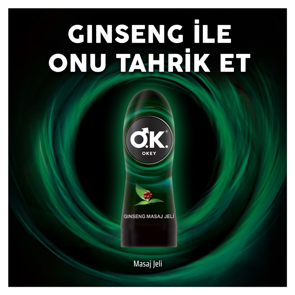 Okey Masaj Jeli Ginseng 200 ml