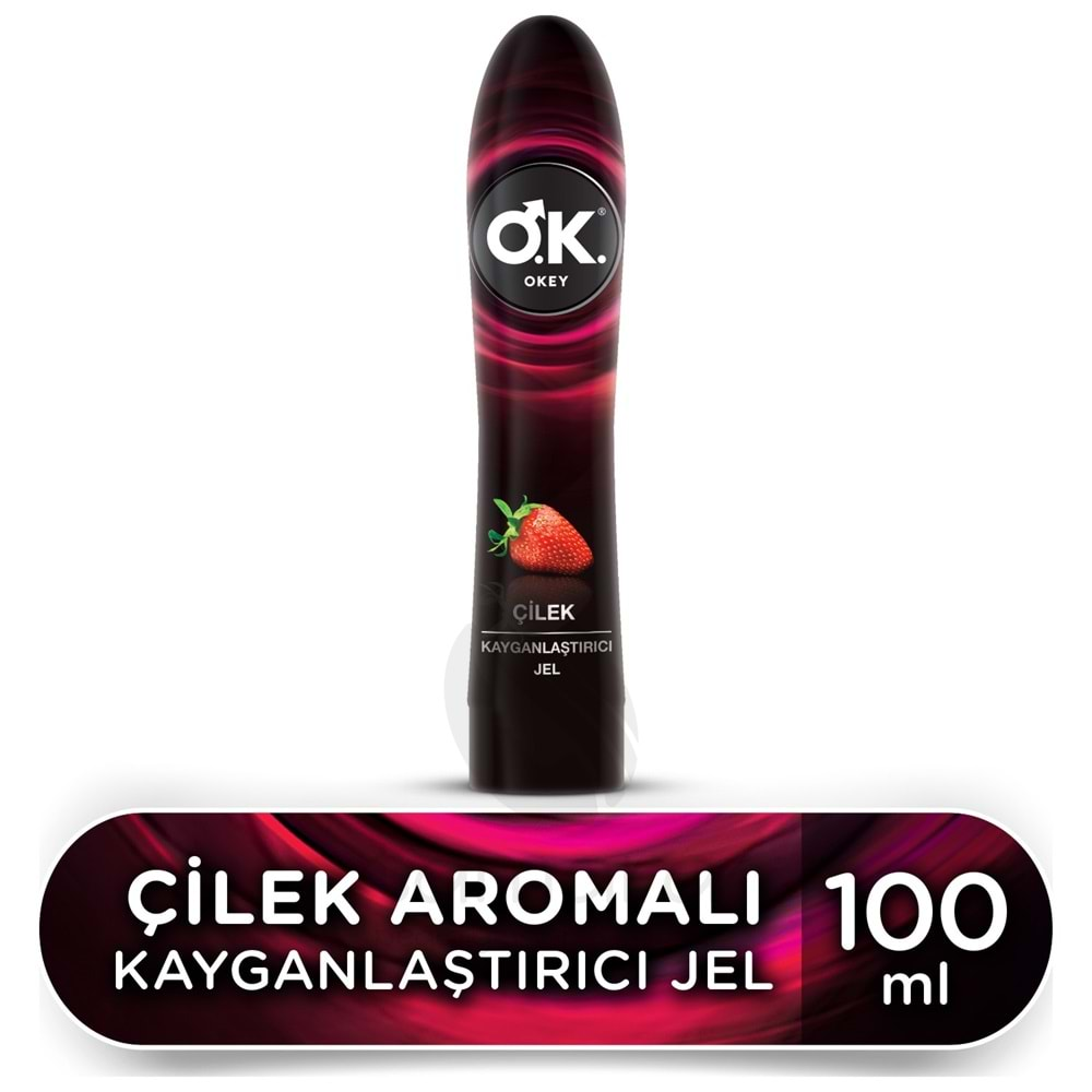 Okey Kayganlaştırıcı Jel – Çilekli 100ml