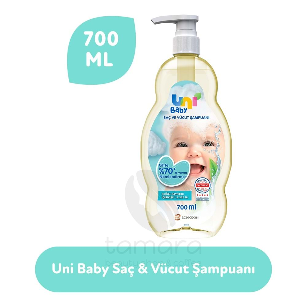 Uni Baby Göz Yakmayan Bebek Şampuanı 700 ml