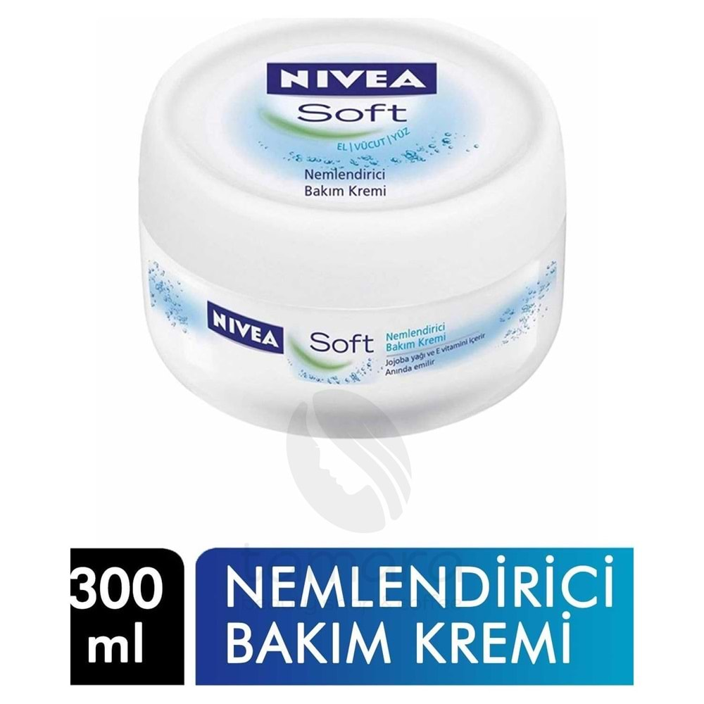 Nivea Soft Krem 300ML Nemlendirici Bakım Kremi