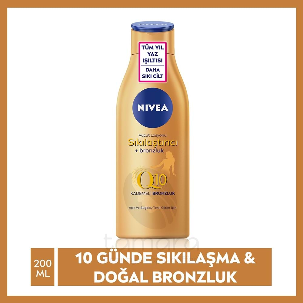 Nivea Q10 Sıkılaştırıcı ve Bronzluk Vücut Losyonu 200ml