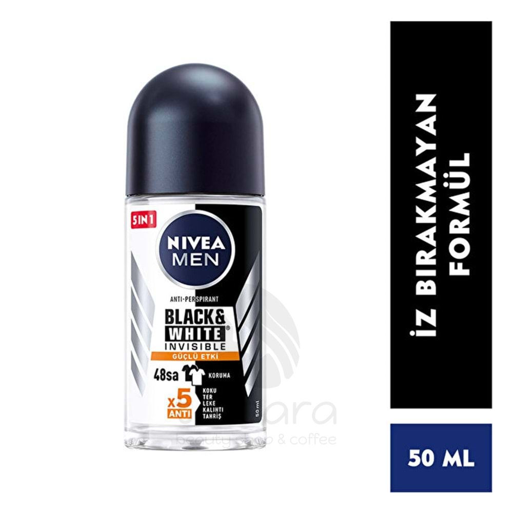 Nivea Nivea MenBlack & White Roll OnInvisible Güçlü Etki