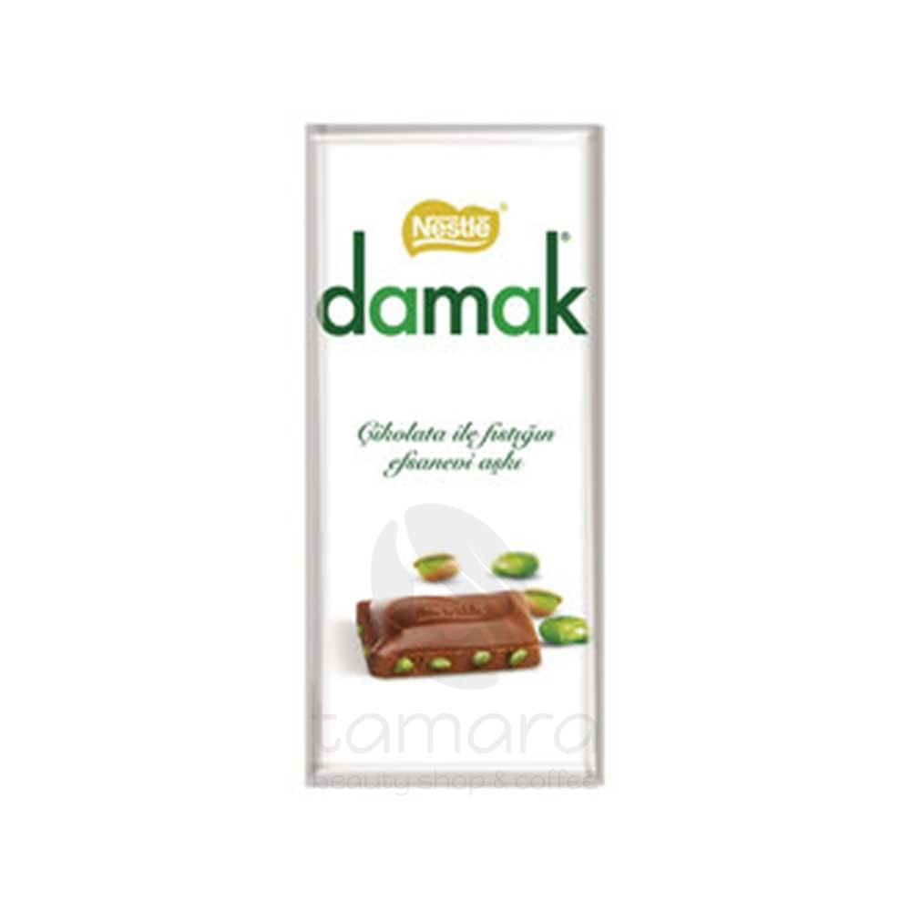 Nestle Damak Antep Fıstıklı Sütlü Çikolata Dikdörtgen 70 G