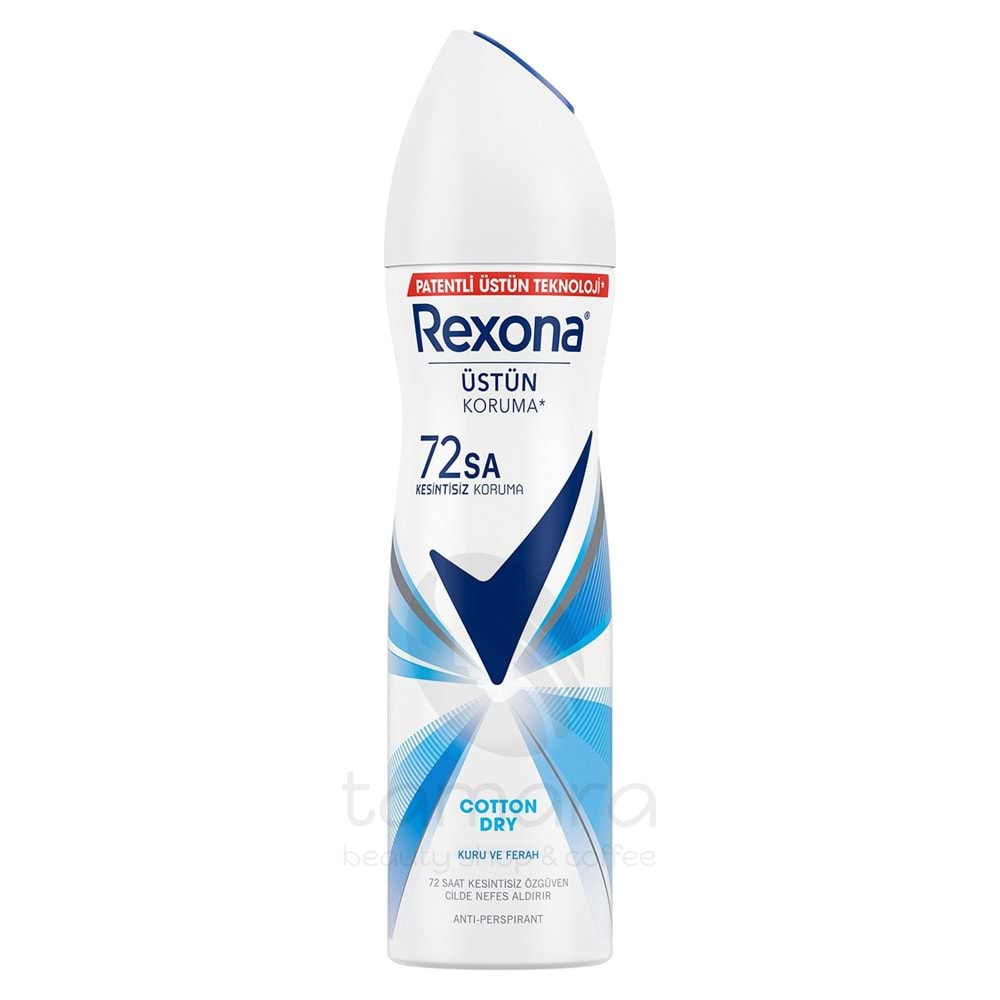 Rexona Kadın Sprey Deodorant Cotton Dry 150 ml