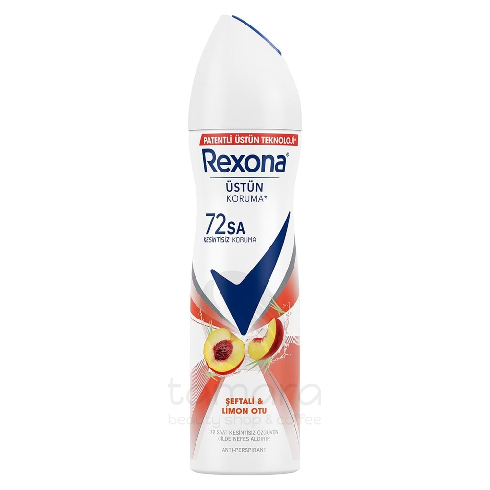 Rexona Kadın Sprey Deodorant Şeftali & Limon Otu 150 ml