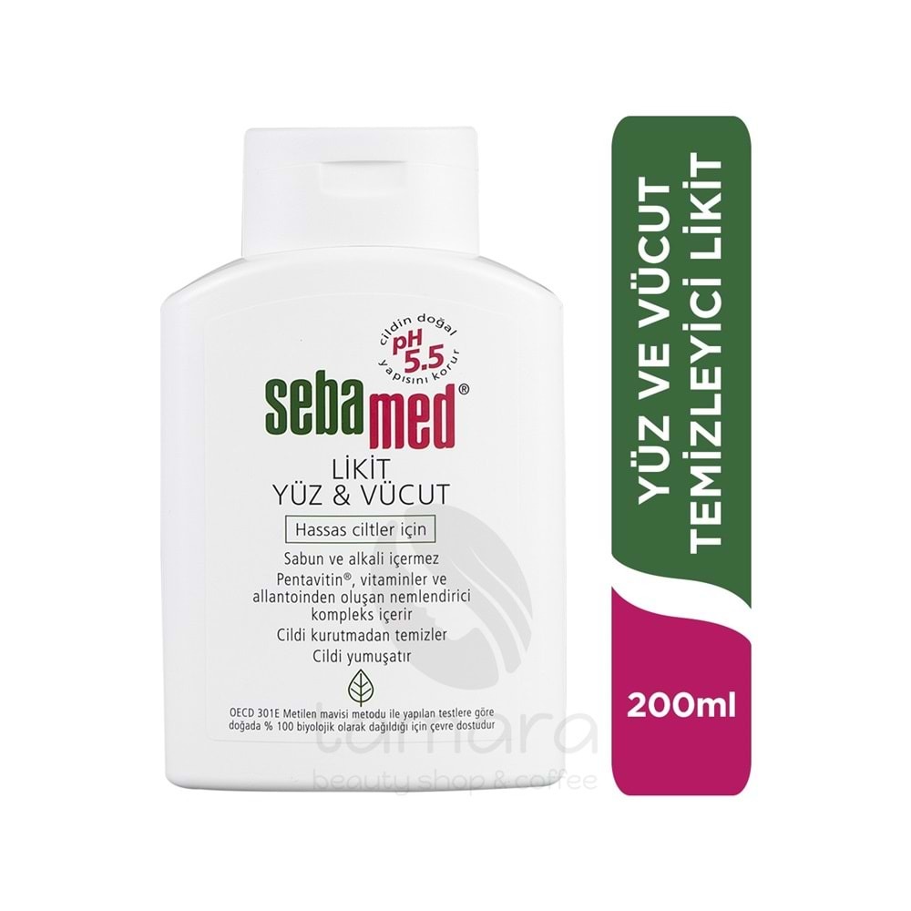 Sebamed Likit Yüz & Vücut Temizleyici 200 ml