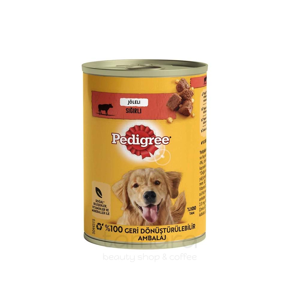 Pedigree Köpek Maması 400 G Sığır Etli Jöleli Konserve