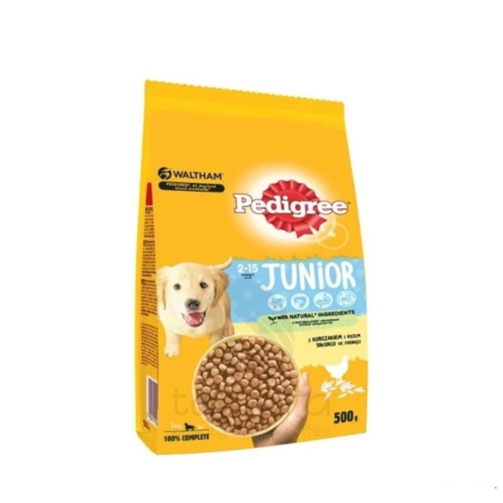 Pedigree Tavuklu ve Pirinçli Yavru Köpek Maması 500gr