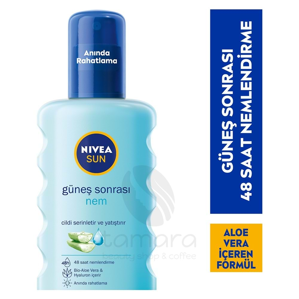 Nivea Sun Güneş Sonrasi Nem Cildi Rahatlatan Nemlendirici Sprey 200 ml.