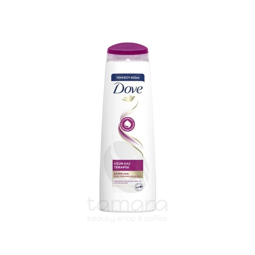 Dove Saç Bakım Şampuanı Uzun Saç Terapisi Uzun Yıpranmış Saçlar Için 400 ml