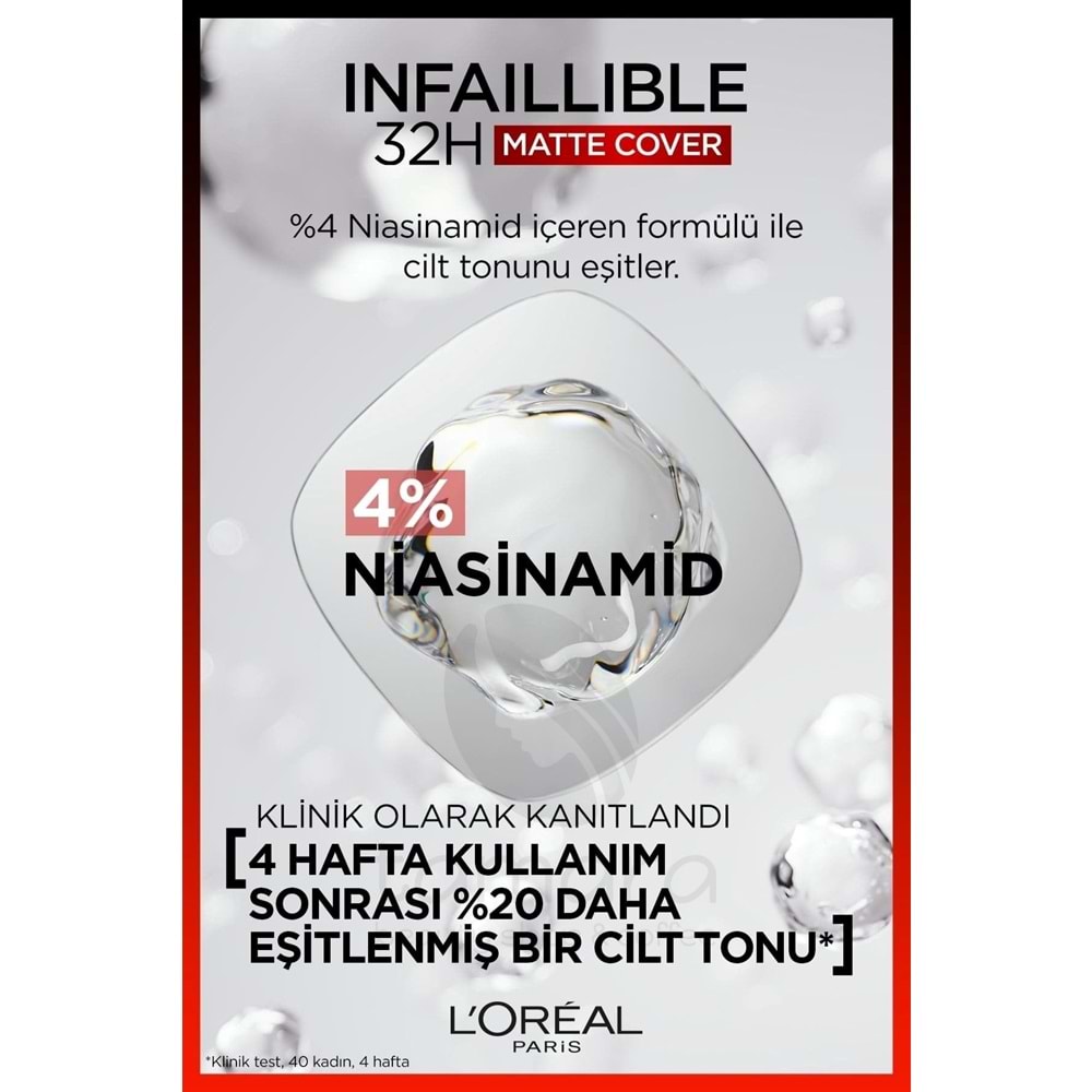 Loreal Paris Infaillible 32h Matte Cover Yüksek Kapatıcı Fondöten - 175 Soğuk Alt Ton