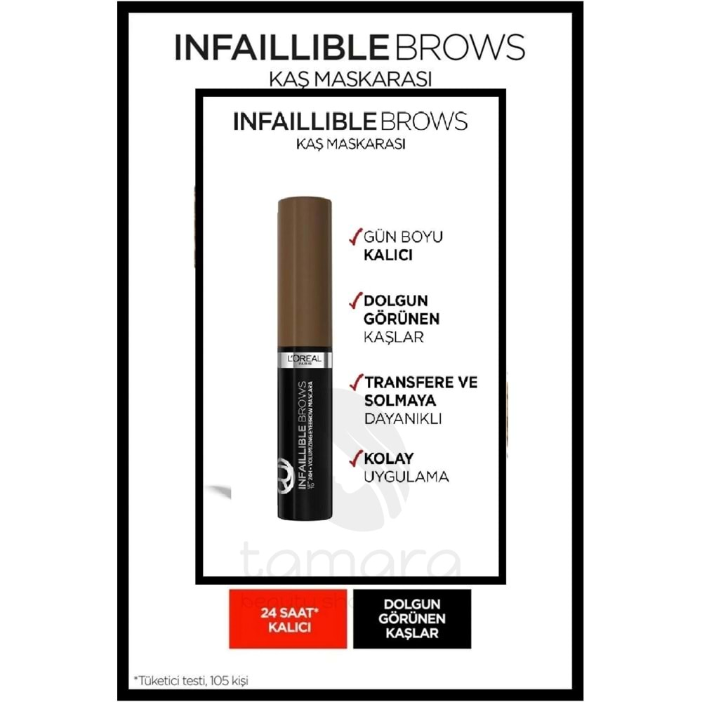 Loreal Paris Infaillible Brows Kaş Maskarası 03 Brunette