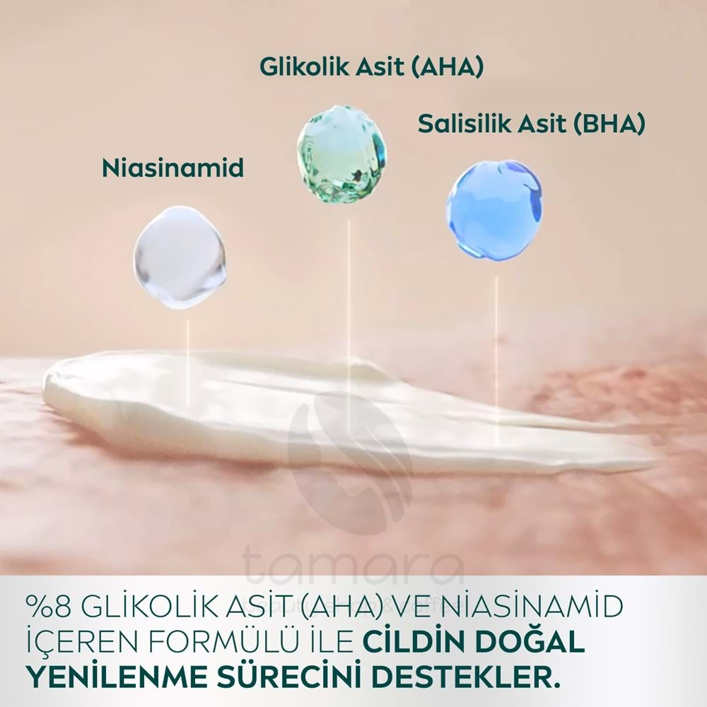 Nivea Derma Skin Clear Night Exfoliator Gece Arındırıcı Krem 40ml