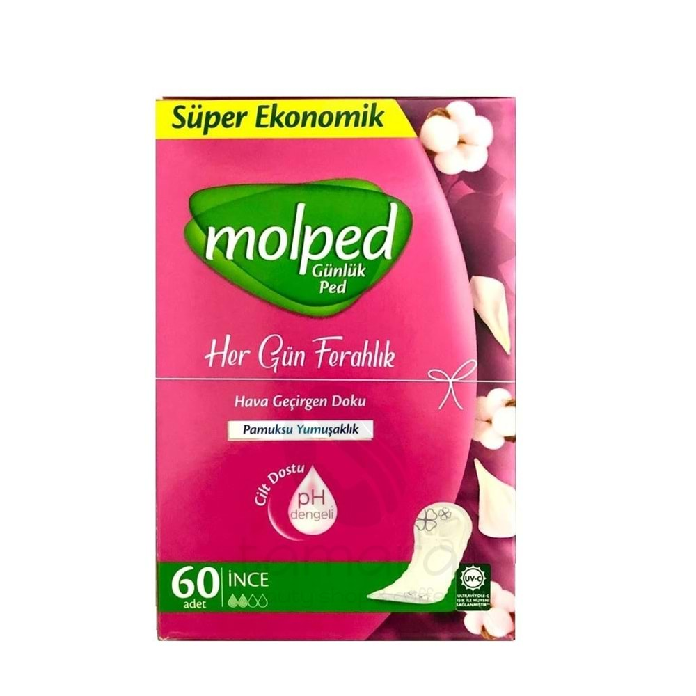 Molped Her Gün Ferahlık Super Eko İnce 60 Adet