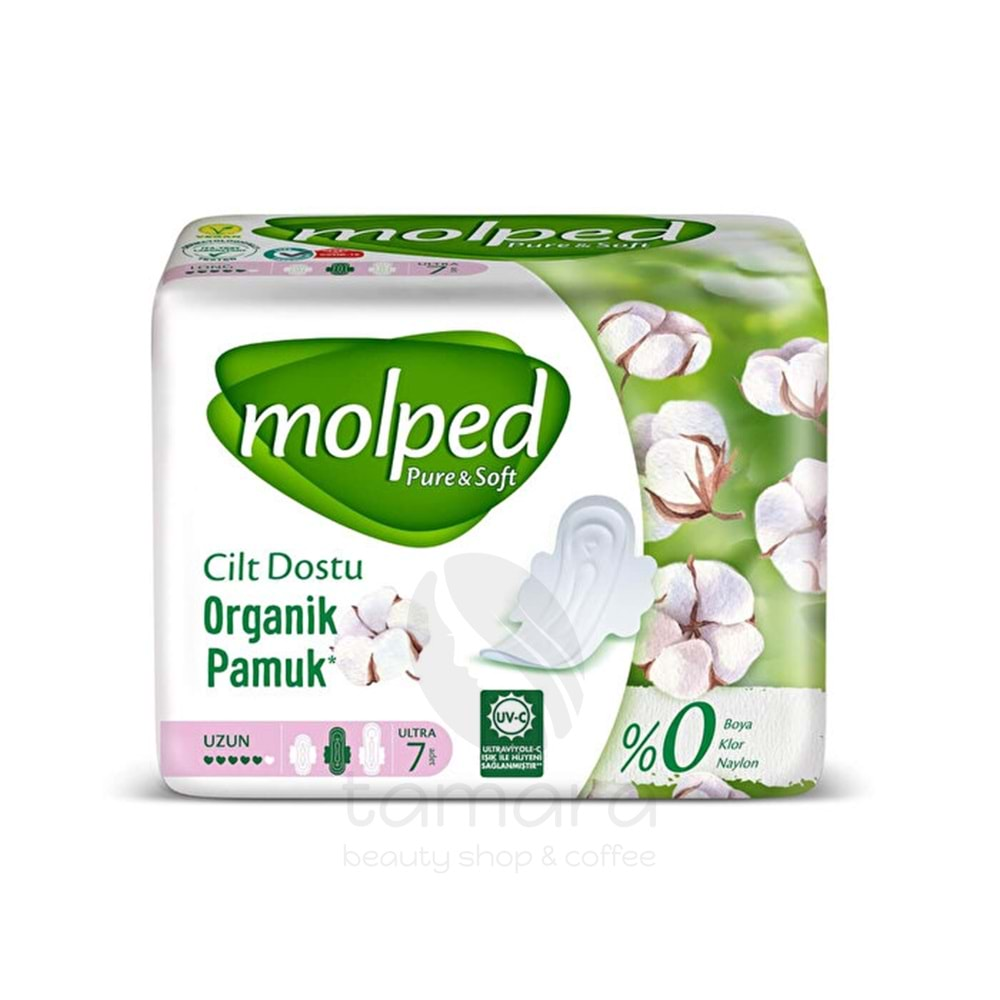 Molped Hijyenik Ped Ultra Pure & Soft Tekli Uzun 7'li