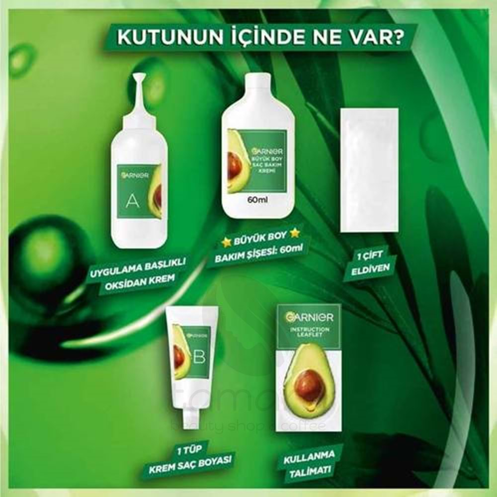 Garnier Nutrisse Yoğun Besleyici Kalıcı Krem Saç Boyası 3 Koyu Kahve 160 ml