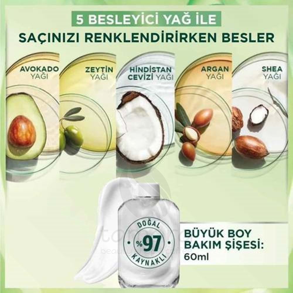 Garnier Nutrisse Yoğun Besleyici Kalıcı Krem Saç Boyası 1 Siyah