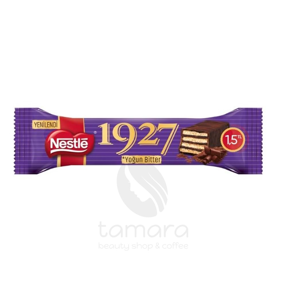 Nestle 1927 Yoğun Bitter Çikolata Kaplamalı Gofret 27 Gr