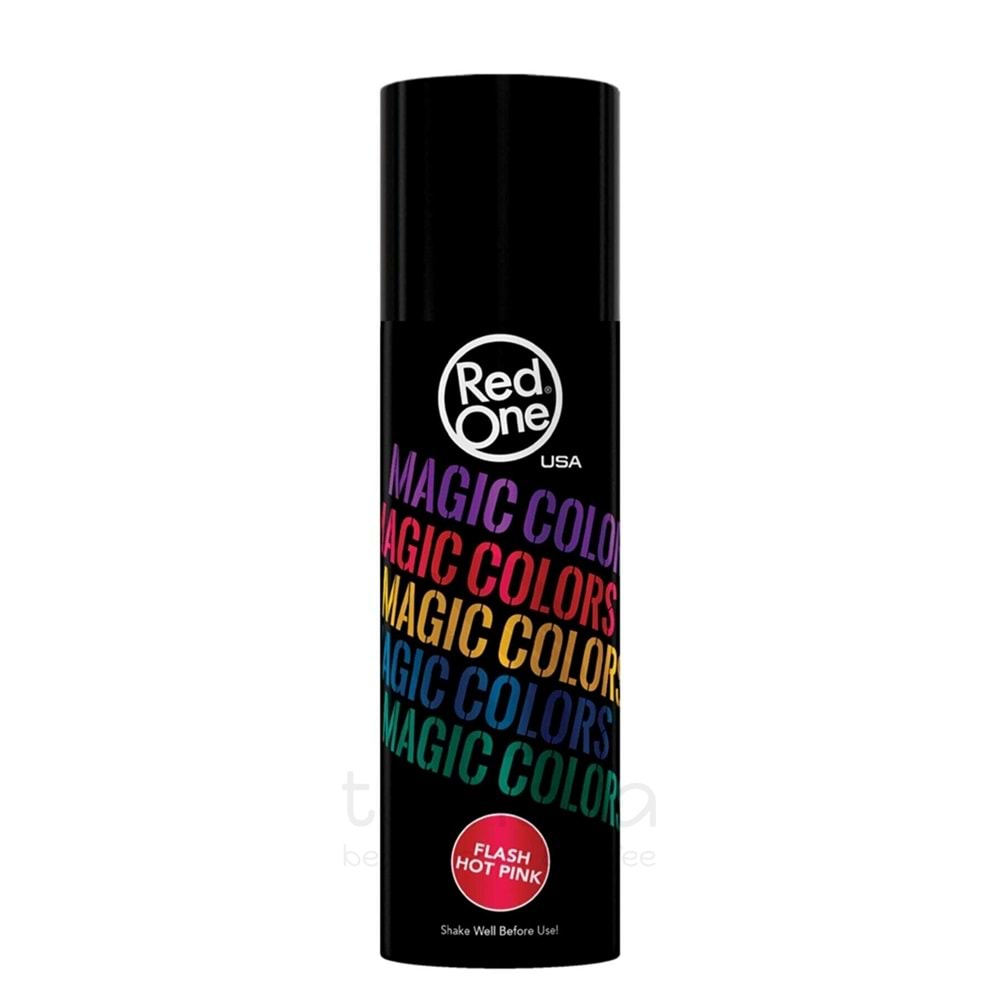 RedOne Magic Colors Sprey Saç Boyası Hot Pink 100 ml