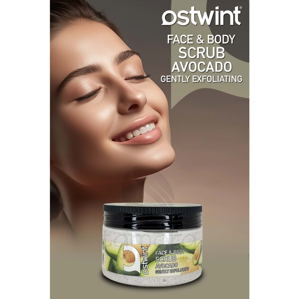 Ostwint Yüz ve Vücut Scrub Peeling Jel Avokado 300 ml