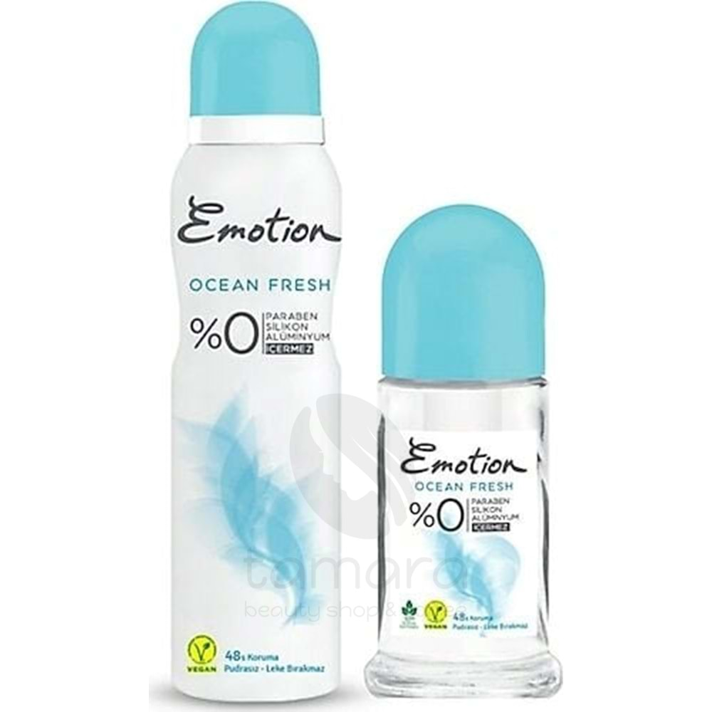 Emotion Ocean FreshDeodorant 150 ml +Ocean Fresh Roll-on 50 ml