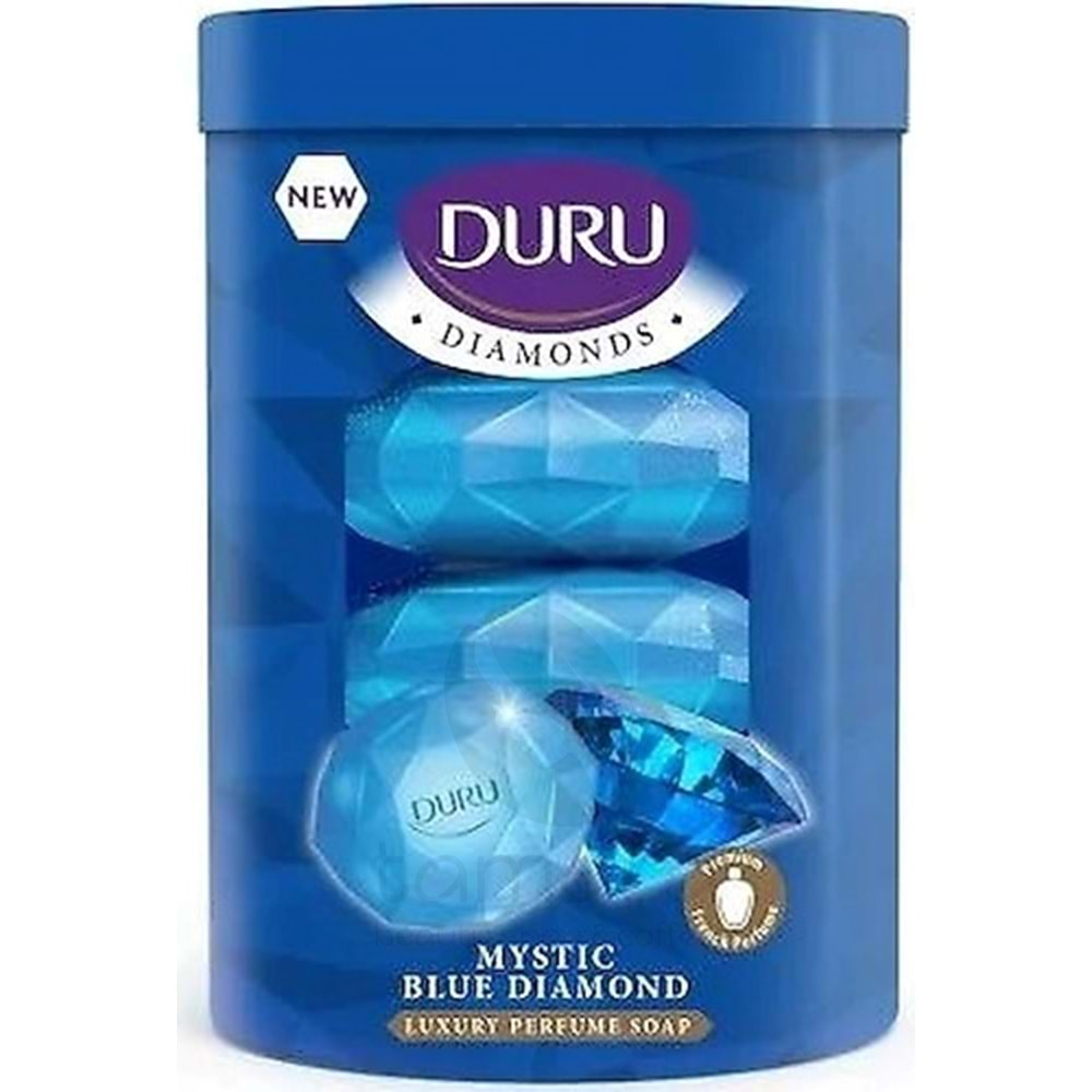 Duru Diamonds Serisi Blue Mavi Sabun 4x90 gr