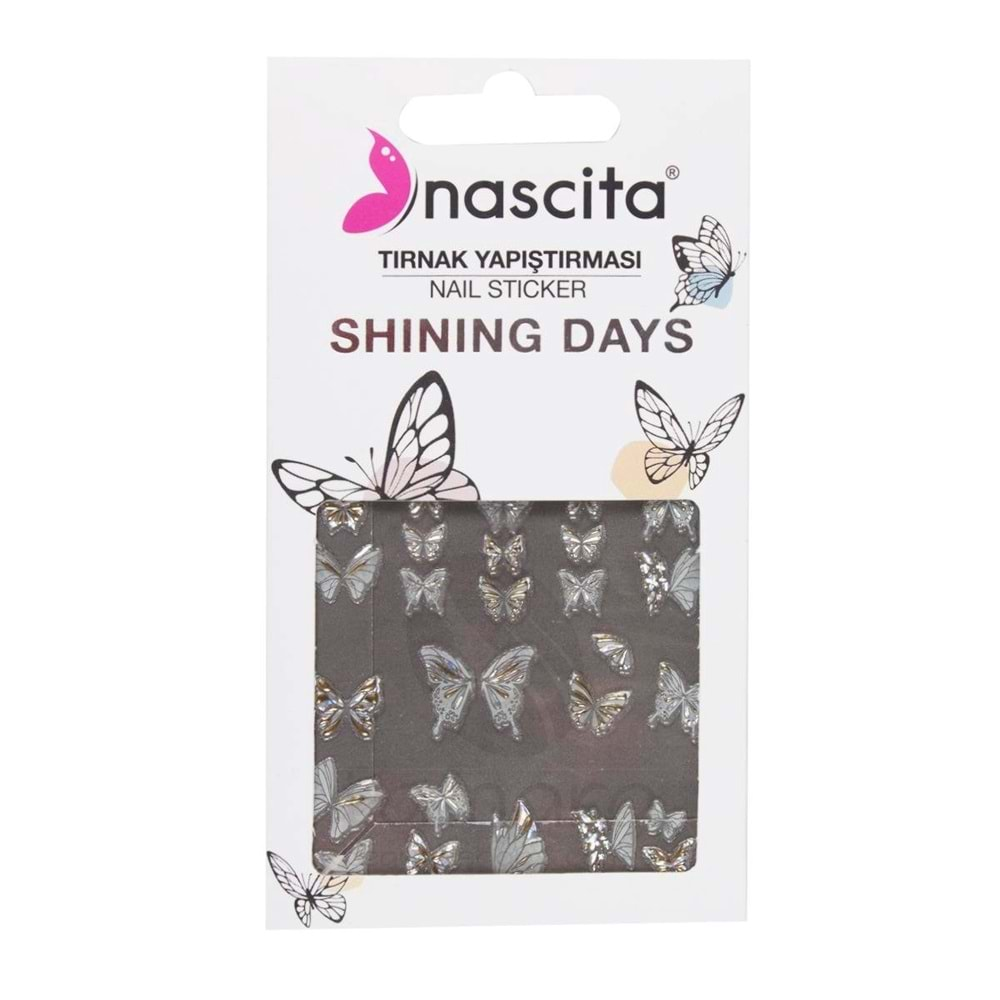 Nascita Butterfly Tırnak Stickerı - 27