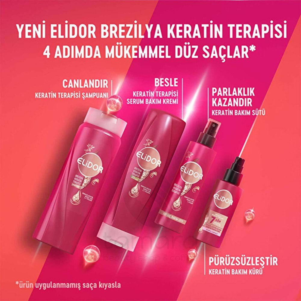 Elidor Brezilya Keratin Terapisi Saç Bakım Şampuanı 400 ml