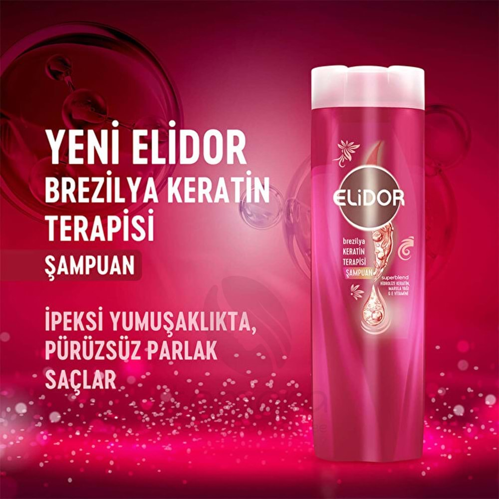 Elidor Brezilya Keratin Terapisi Saç Bakım Şampuanı 400 ml