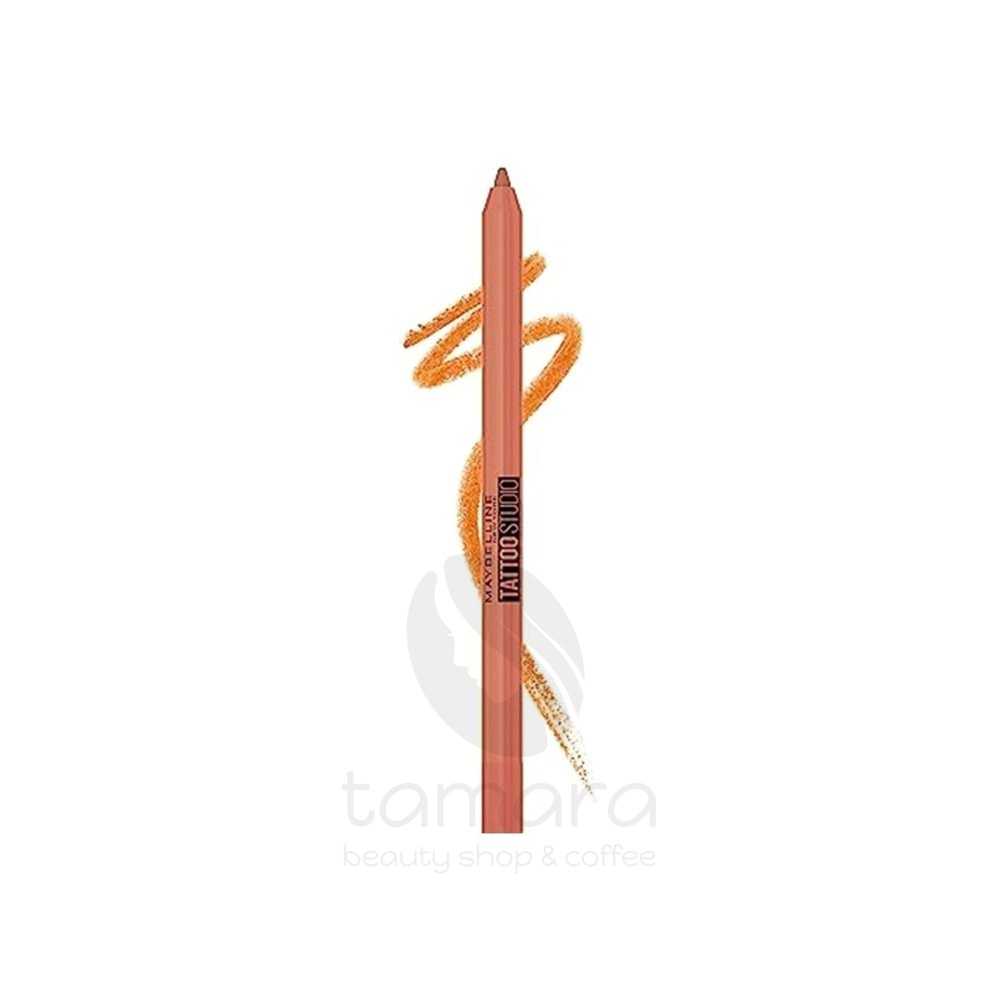 Maybelline New York Tattoo Liner Jel Göz Kalemi Orange Flash TATTO LİNER