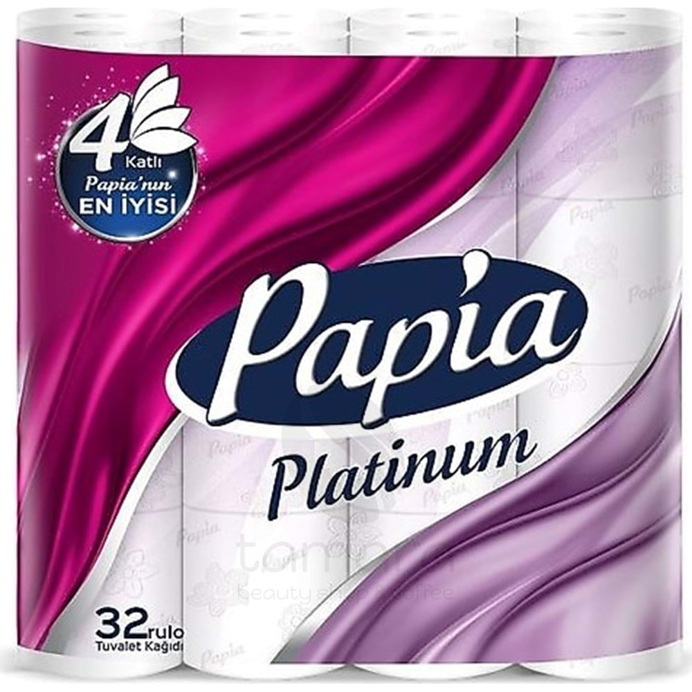 Papia Platinum 4 Katlı Tuvalet Kağıdı 32'li