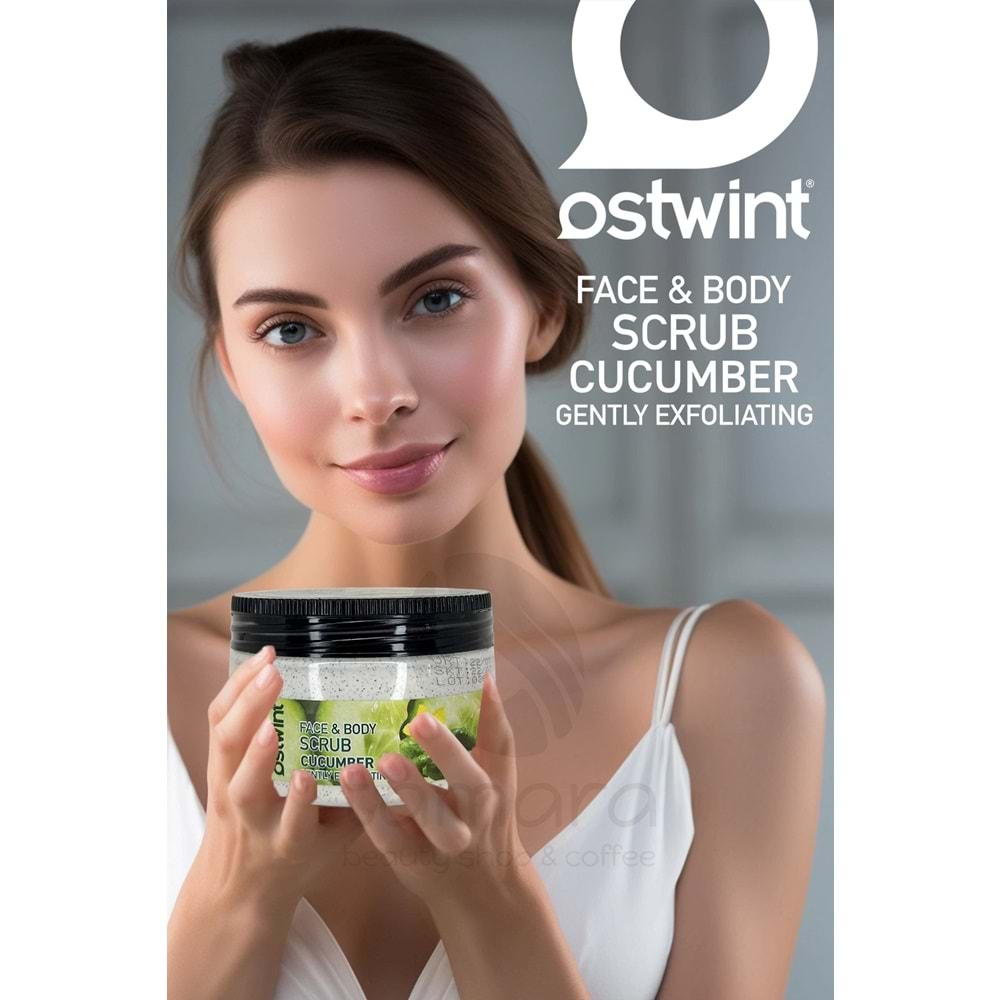 Ostwint Scrub Salatalık Cucumber Özlü Vücut Peelingi 300 ml