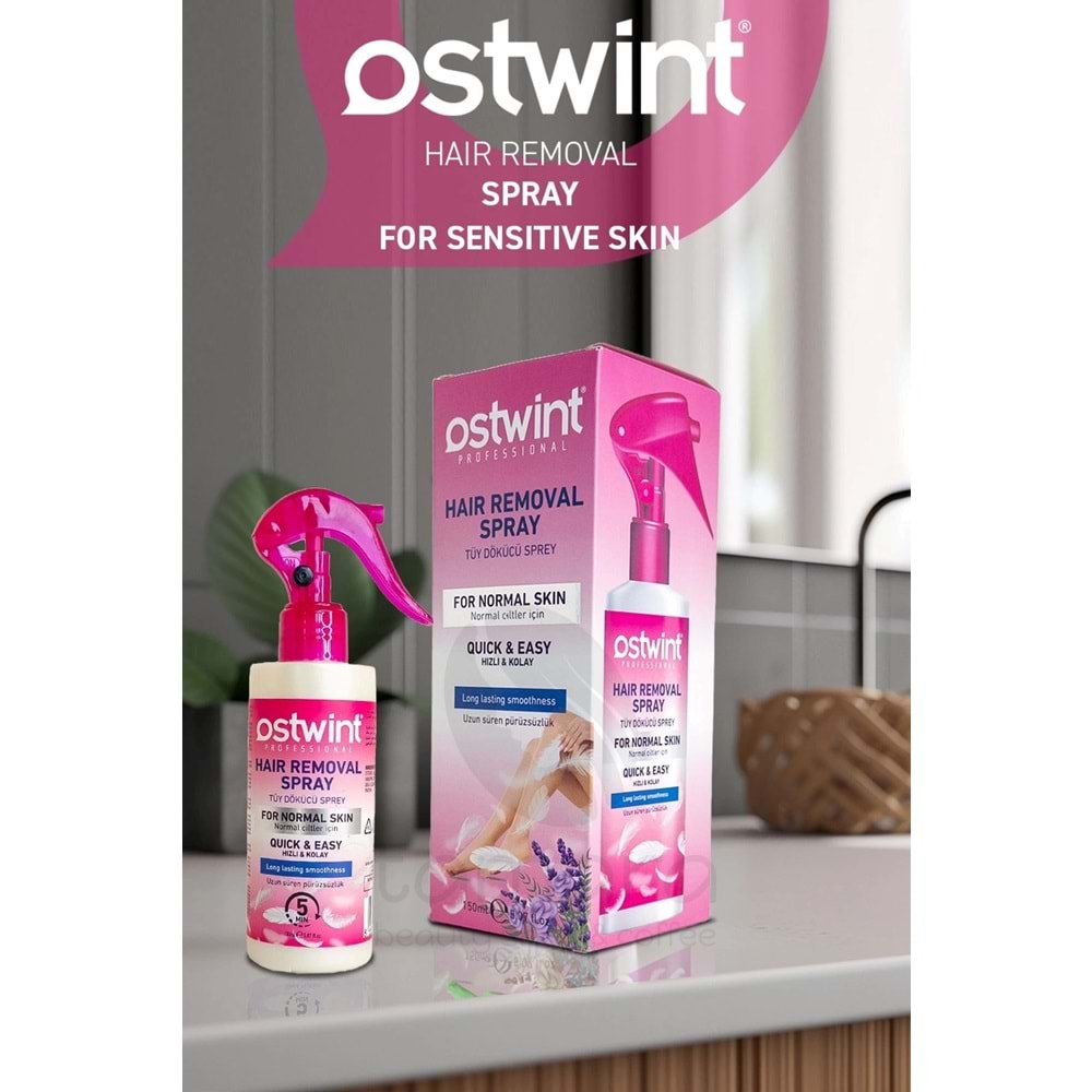 Ostwint Normal Ciltler için Tüy Dökücü Sprey 150 ml Kadın