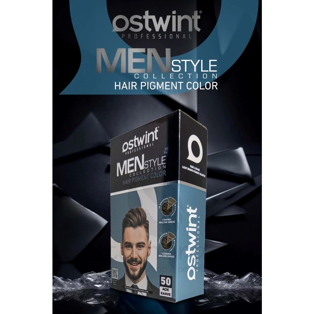 Ostwint Hair Pigment Color Shampoo No : 50 Açık Kahve