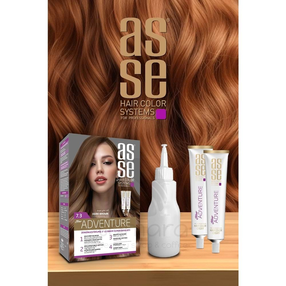 Asse 7.3 Dore Kumral 50+50ml Set Boya