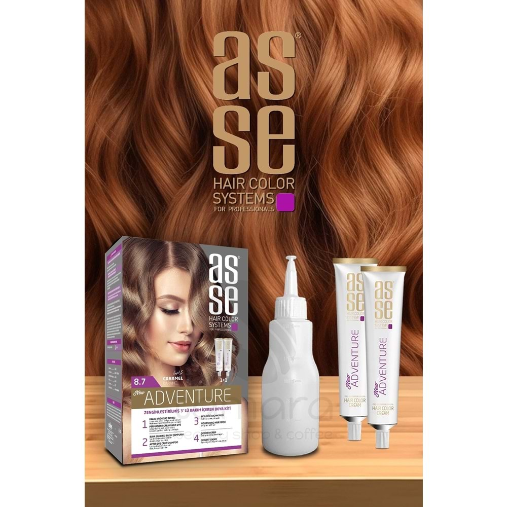 Asse 8.7 Karamel 50+50ml Set Boya