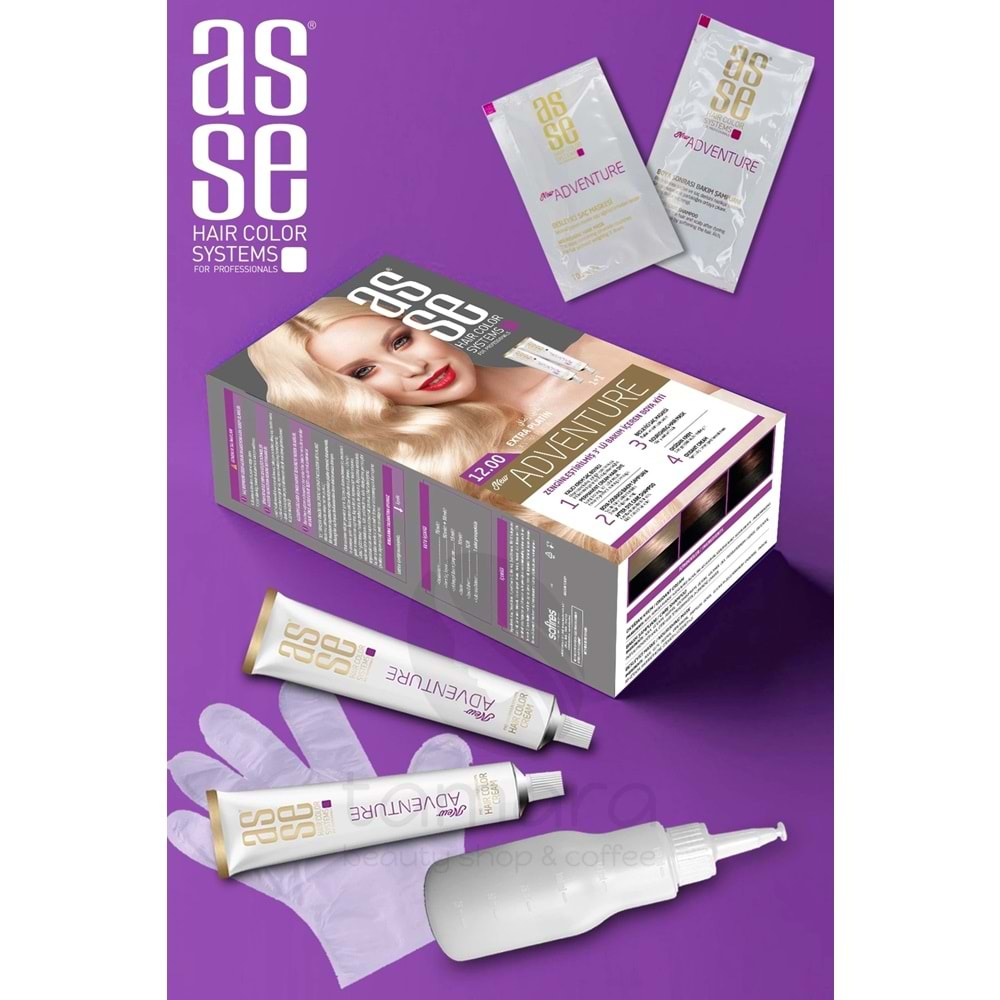 Asse 12.00 Ekstra Platın 50+50ml Set Boya