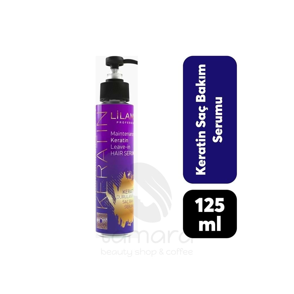 Lilamor 125 ml. Keratin Saç Bakım Serumu