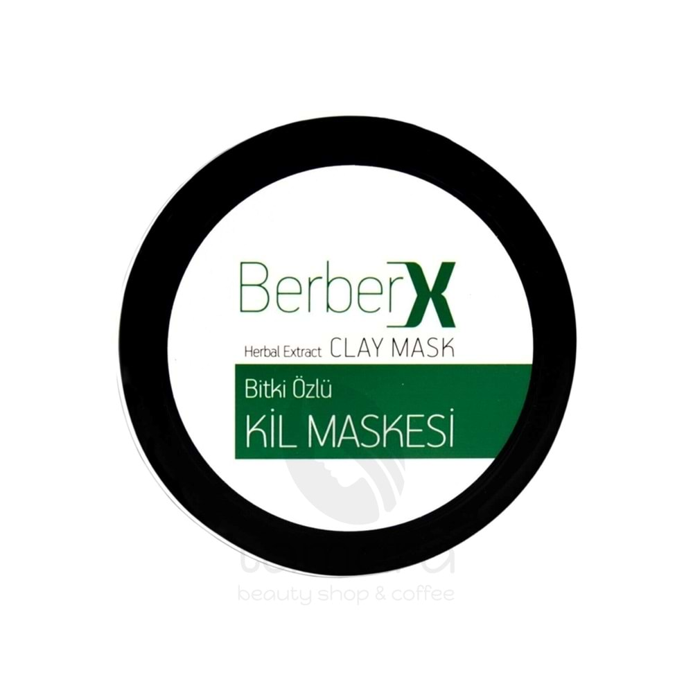 BerberX Herbal Extract Clay MASK Skin Care Bitki Özlü Kil Maskesi 650 g.