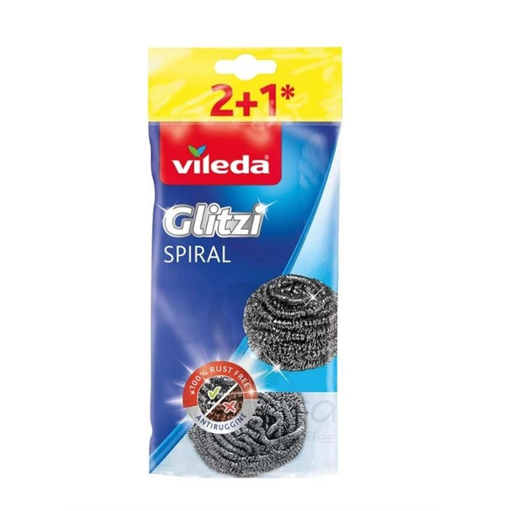 Vileda Çelik Sünger 2+1 Inox Bulaşık Teli