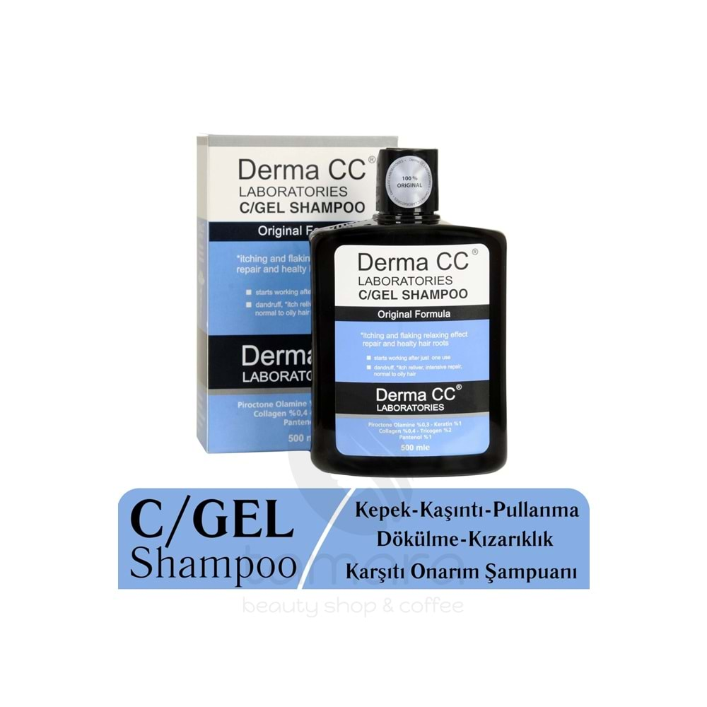 Derma CC Laboratories C/gel Şampuan Saç Dökülmesi-kepek-kaşıntı Karşıtı Ve Şampuanı 500ml