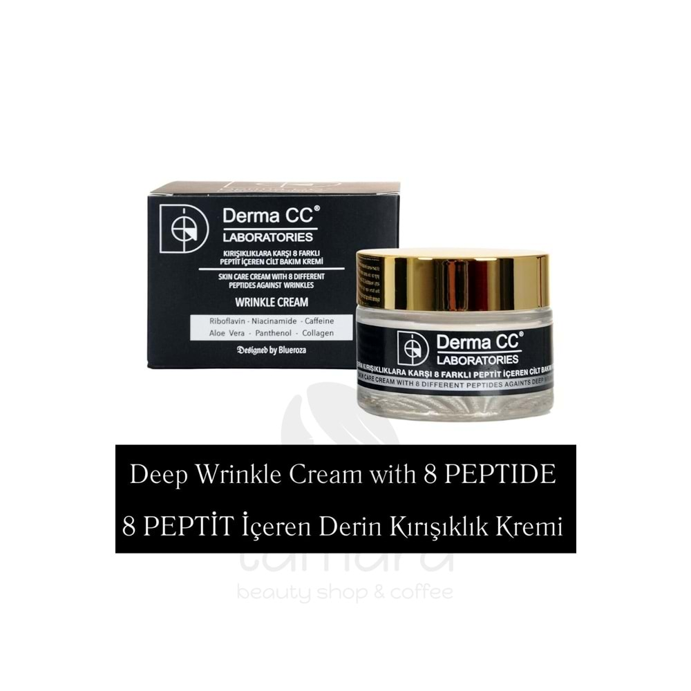 Derma CC Laboratories Kırışıklıklara Karşı 8 Farklı Peptit Içeren Cilt Bakım Ve Onarım Kremi 50 ml