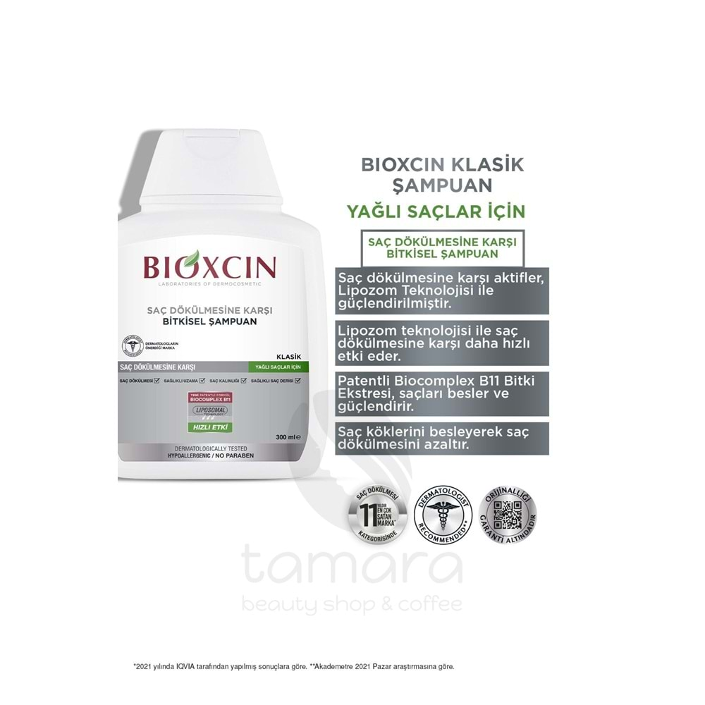 Bioxcin Genesis 3 Al 2 Öde Yağlı Saçlar Için Şampuan 3*300ml