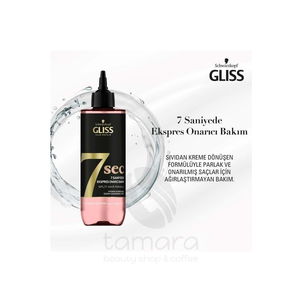 Gliss 7sec Ekspres Onarıcı Bakım Split Hair Miracle 200ml