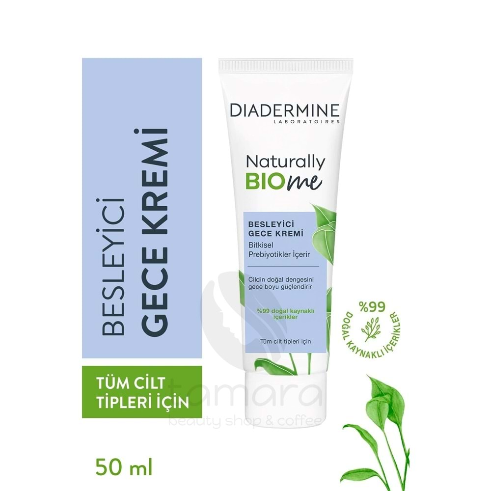 Diadermine Naturally Bio Me Besleyici Gece Kremi