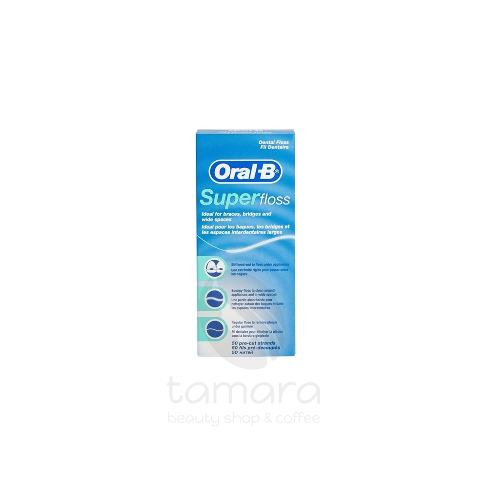 Oral-B Diş Ipi Super Floss 50 Adet