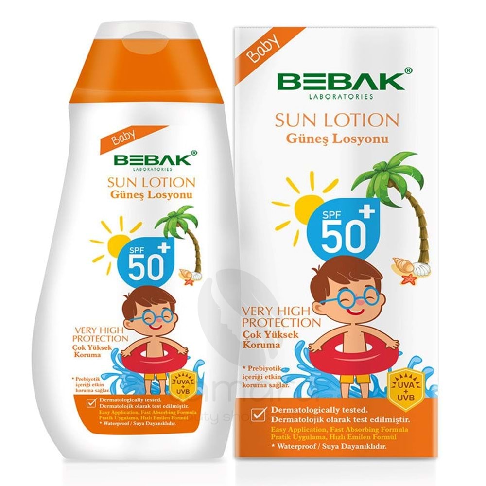 Bebak Bebekler için SPF 50+ Güneş Losyonu 200 ml