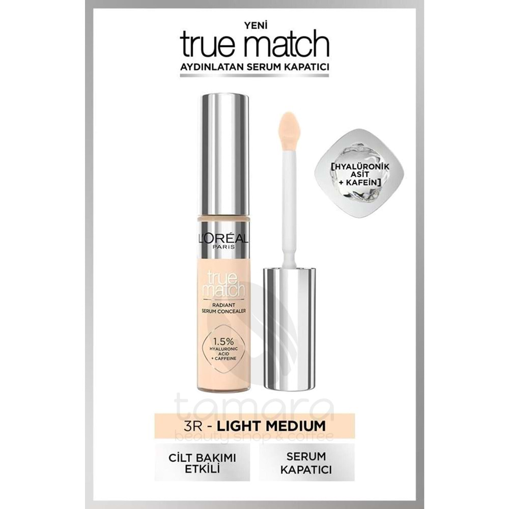 Loreal Paris True Match Aydınlatan Serum Kapatıcı - 3r 11 ml