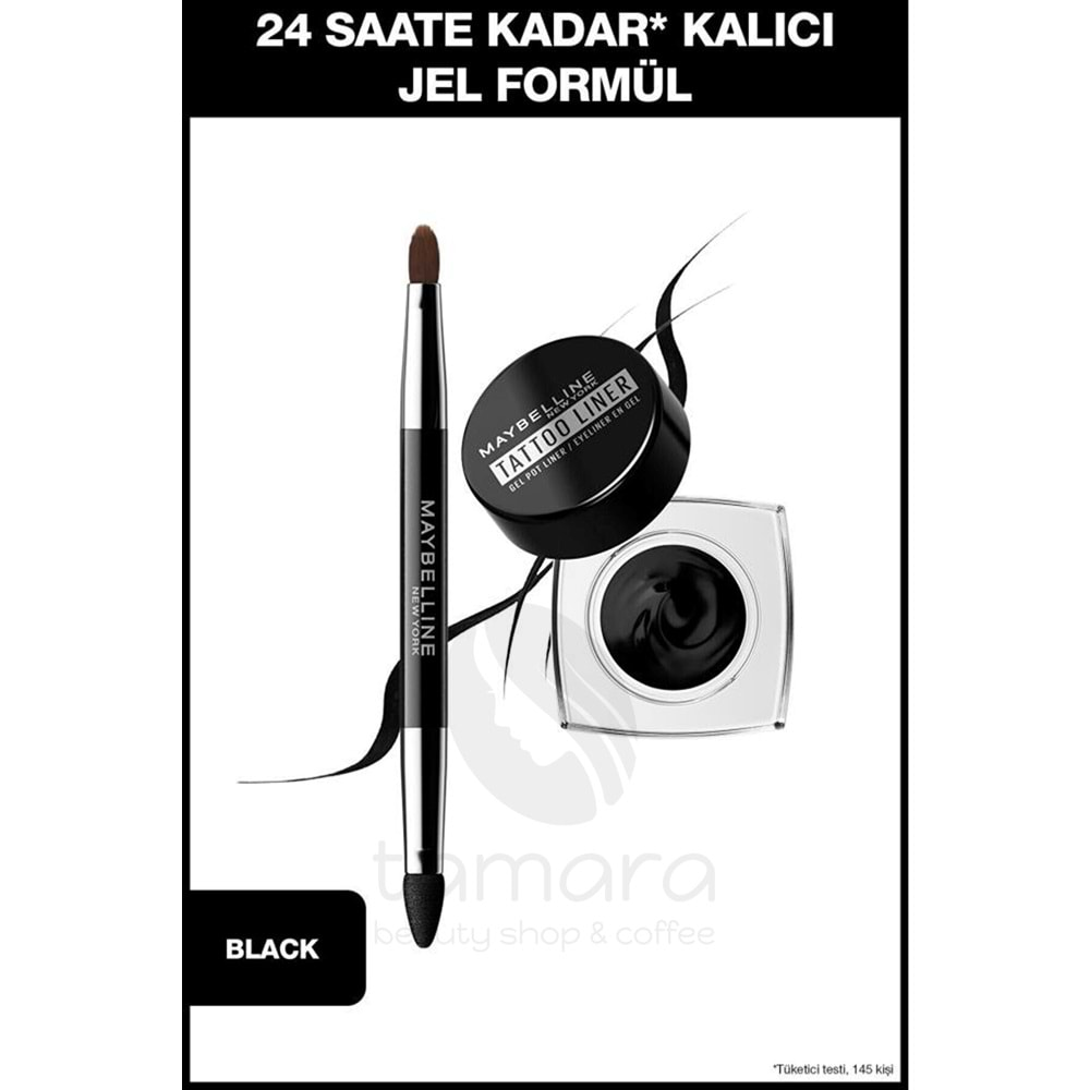 Maybelline New York Tattoo Liner Gel Pot Eyeliner- Siyah