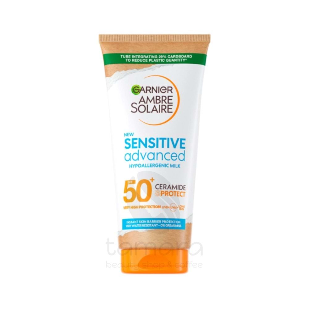 Garnier Ambre Solaire Sensitive Advanced Milk SPF 50+ 175 ml